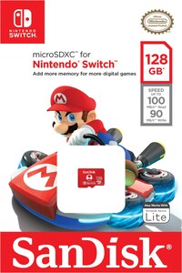 microSDXC Extreme U3 UHS-I (128GB) Speicherkarte für Nintendo Switch