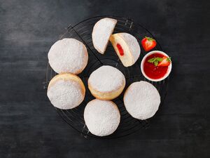 Berliner mit Mehrfruchtfüllung,  450 g