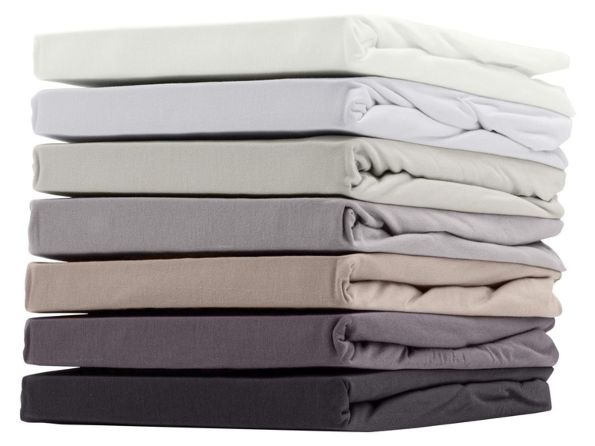 Bild 2 von Biberna Jersey Spannbettlaken, für Boxspringmatratzen, enthält Baumwolle und Elasthan