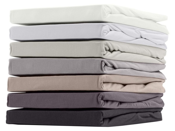 Bild 2 von Biberna Jersey Spannbettlaken, für Boxspringmatratzen, enthält Baumwolle und Elasthan