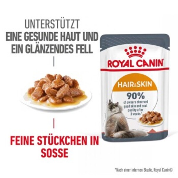 Bild 1 von ROYAL CANIN Hair & Skin in Soße 12x85 g