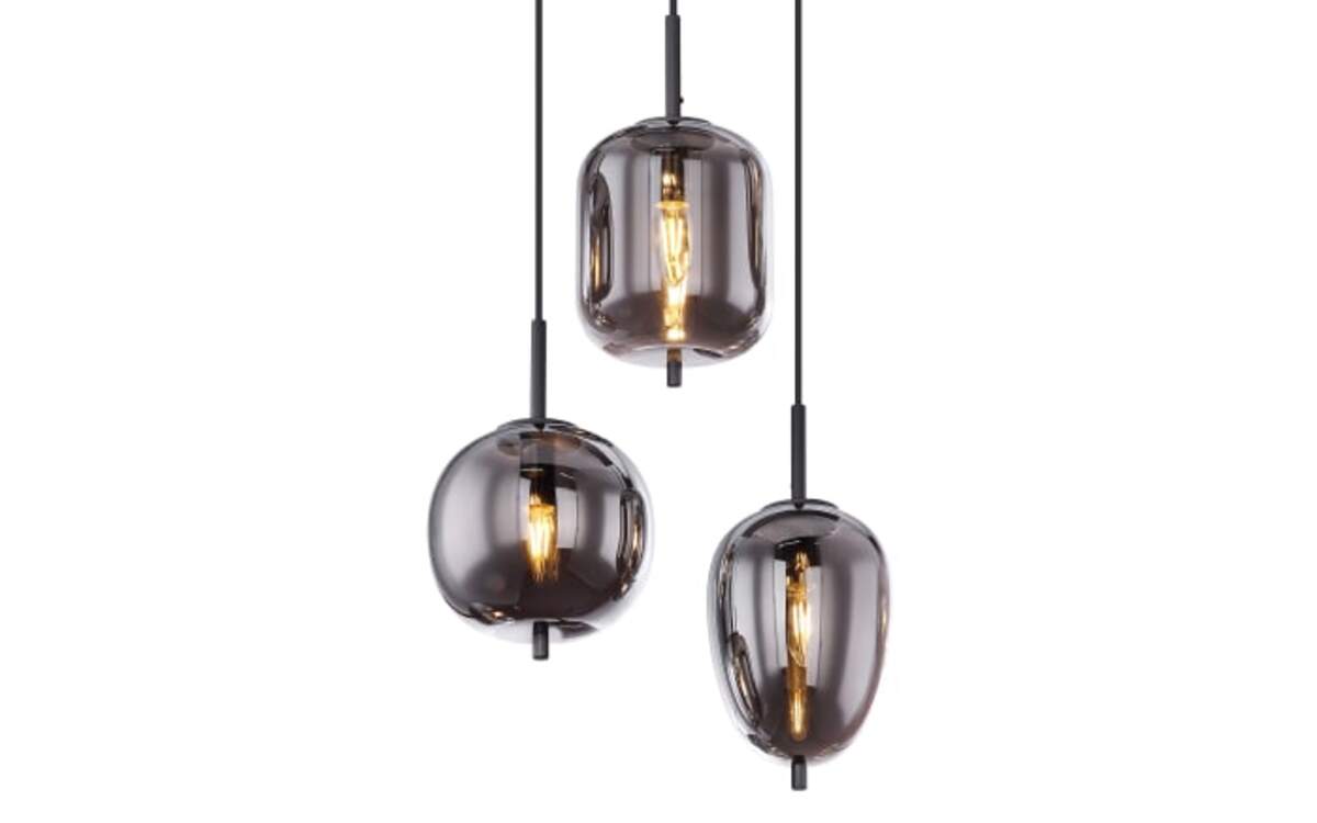 Bild 3 von Pendelleuchte Blacky, schwarz, 6-flammig, 80 cm