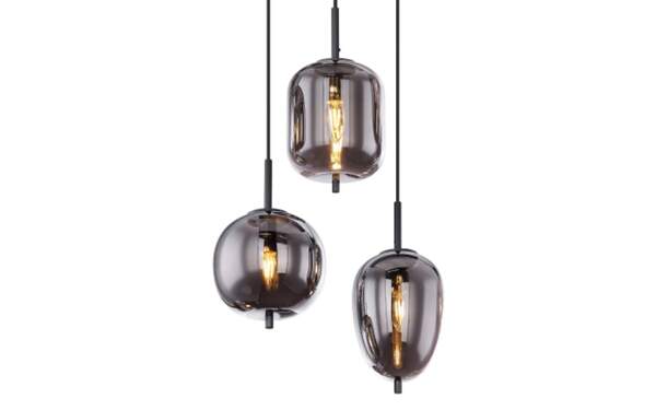 Bild 3 von Pendelleuchte Blacky, schwarz, 6-flammig, 80 cm