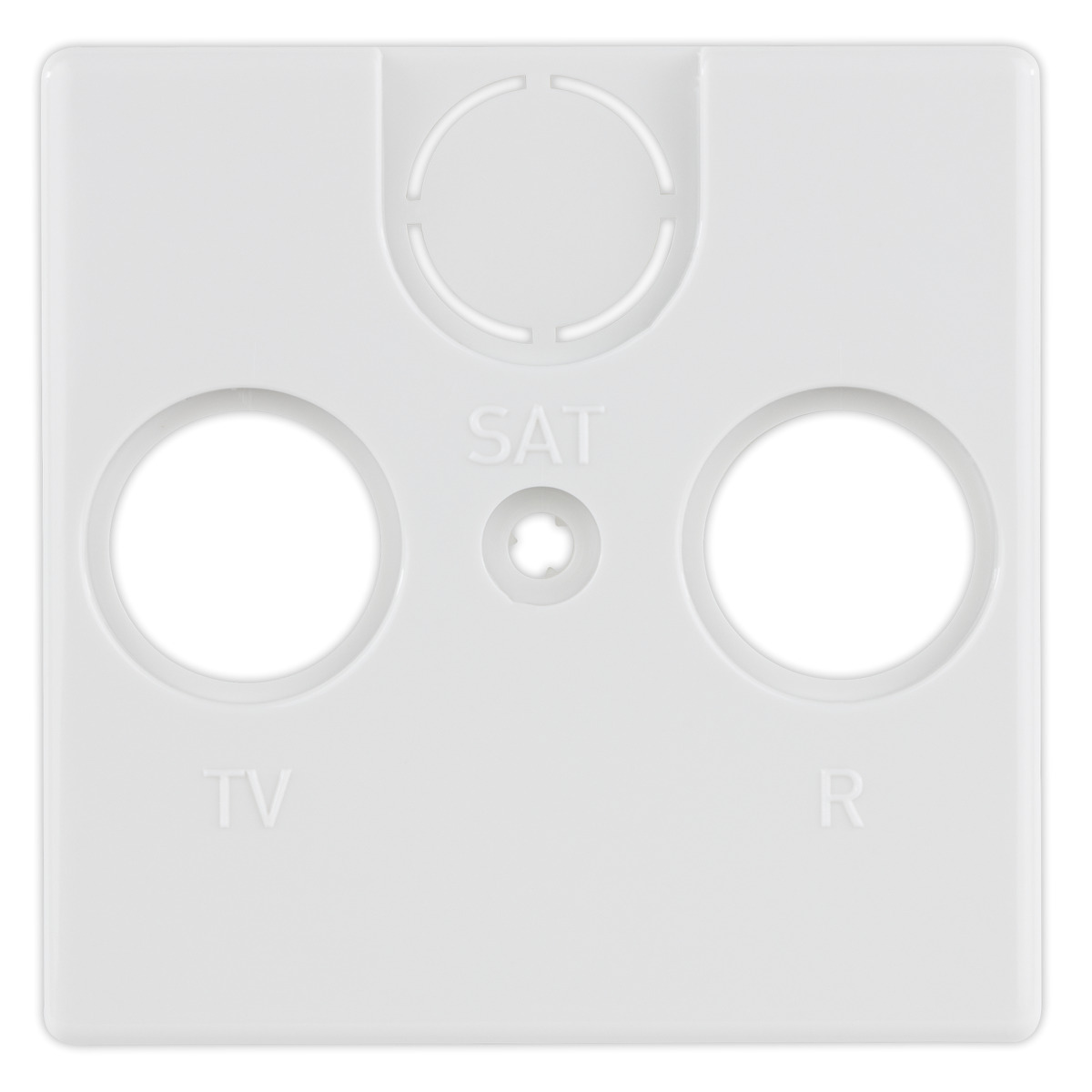 Bild 1 von toom Antennen-Abdeckung 'Classic Line' weiß TV/RF