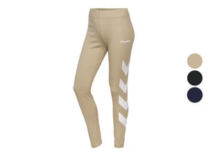 Hummel Damen Leggings mit Logo, mit Baumwolle