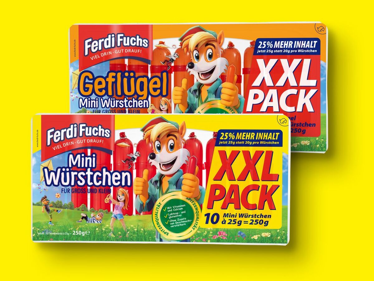 Bild 1 von Ferdi Fuchs Mini Würstchen XXL,  250 g