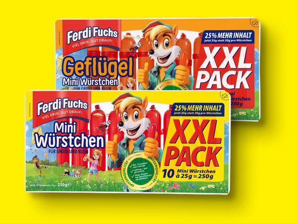 Bild 1 von Ferdi Fuchs Mini Würstchen XXL,  250 g