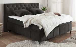 ED Lifestyle - Boxspringbett Pembroke 8, espresso, 180 × 200 cm