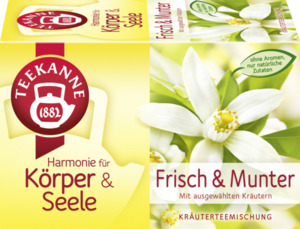 Teekanne Kräutertee Muntermacher, 40 g