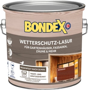 Bondex Wetterschutzlasur 2,5 L mahagoni