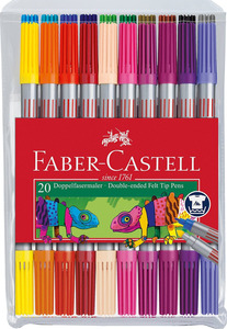 Faber-Castell Doppelfasermaler 20 Farben