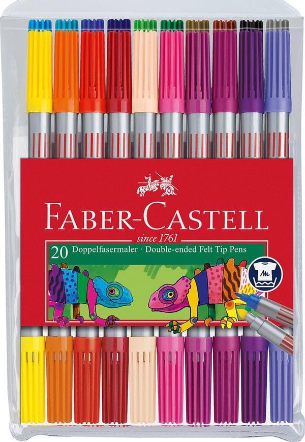 Bild 1 von Faber-Castell Doppelfasermaler 20 Farben