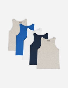 Kinder Tanktop - 5er-Pack