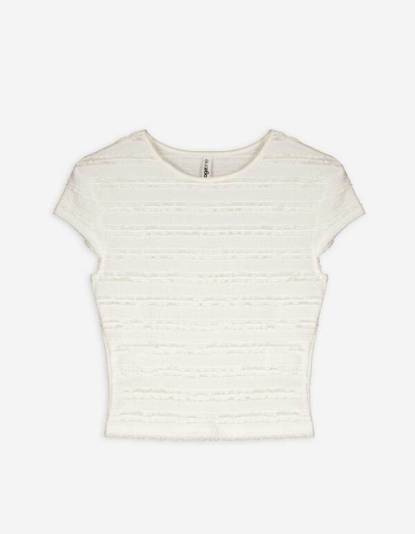 Bild 1 von Damen Cropped Shirt - Flügelärmel