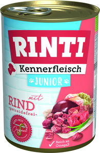 Rinti Kennerfleisch Junior Rind 400 g bei Kartonabnahme
