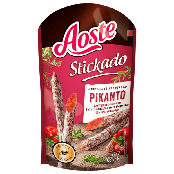 Bild 1 von Aoste Stickado Pikanto Salami Sticks 70g