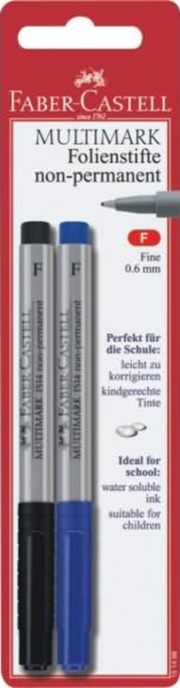 Bild 1 von Faber-Castell Marker MULTIMARK non-permanent 2er Packung