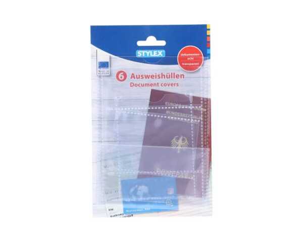 Bild 1 von STYLEX®  Ausweishüllen-Sortiment transparent 6teilig