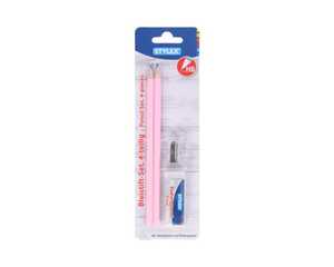 STYLEX®  Bleistift-Set HB mit Spitzer & Radierer 4teilig 3fach