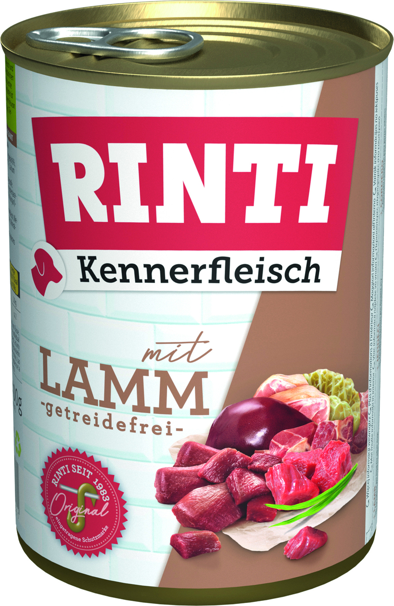 Bild 1 von Rinti Kennerfleisch Adult Lamm 400 g bei Kartonabnahme