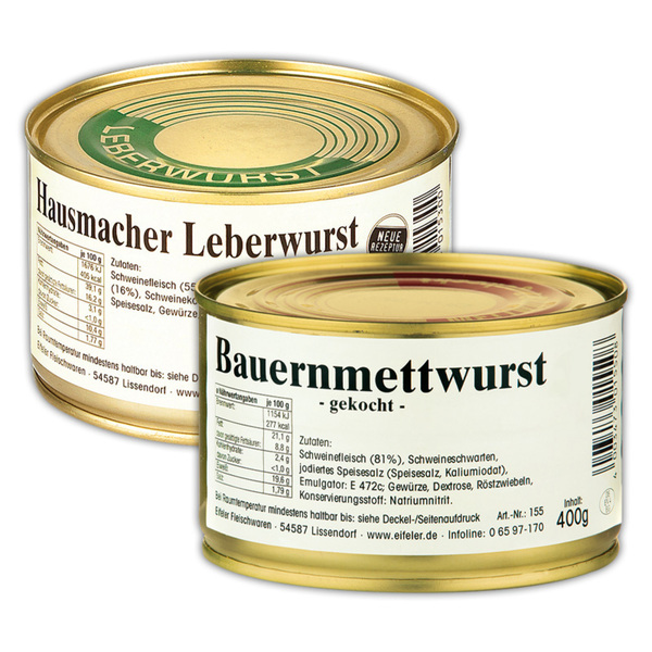 Bild 1 von Gutes aus der Eifel Hausmacher Wurst-Spezialität