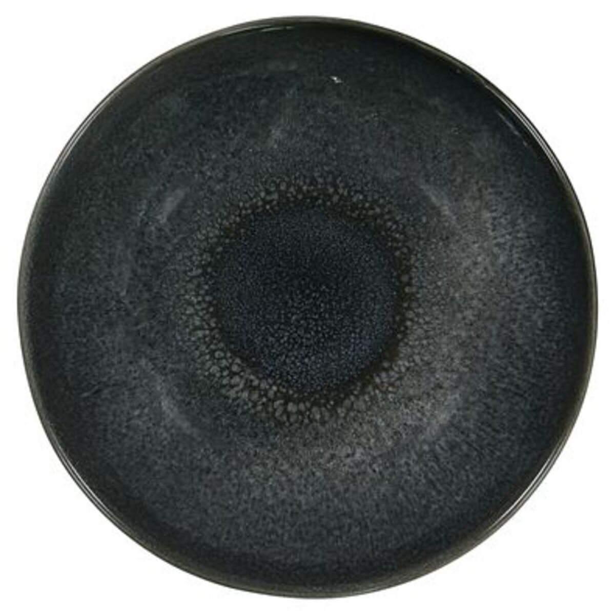 Bild 2 von Suppenteller Porto, reaktive Glasur, schwarz, 23 cm