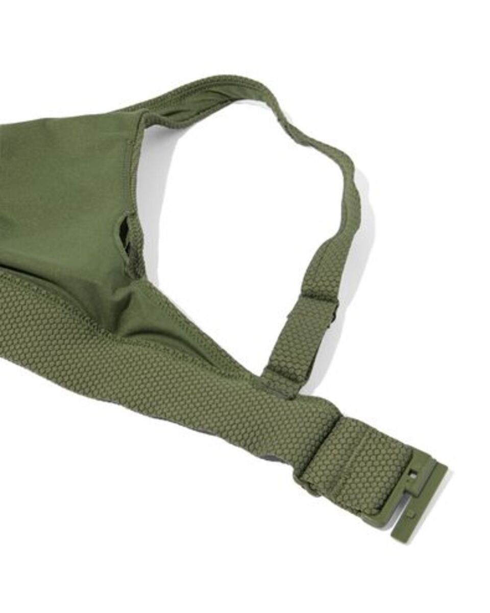 Bild 2 von Damen-Triangel-Bikinioberteil, hoch graugrün