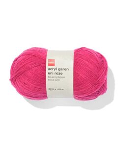 Acrylgarn, rosa, 100 g, 250 m