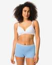 Bild 1 von Damen-Boxershorts, nahtlos, mit Spitze blau