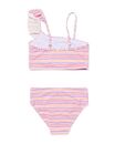 Bild 3 von Kinder-Bikini, asymmetrisch, Streifen bunt