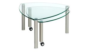 Couchtisch mit Funktion   Sesimbra ¦ transparent/klar ¦ Maße (cm): B: 80,5 H: 43 Tische > Couchtische - Sconto