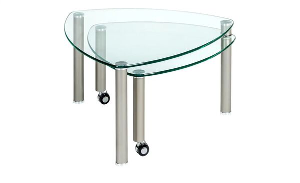 Bild 1 von Couchtisch mit Funktion   Sesimbra ¦ transparent/klar ¦ Maße (cm): B: 80,5 H: 43 Tische > Couchtische - Sconto