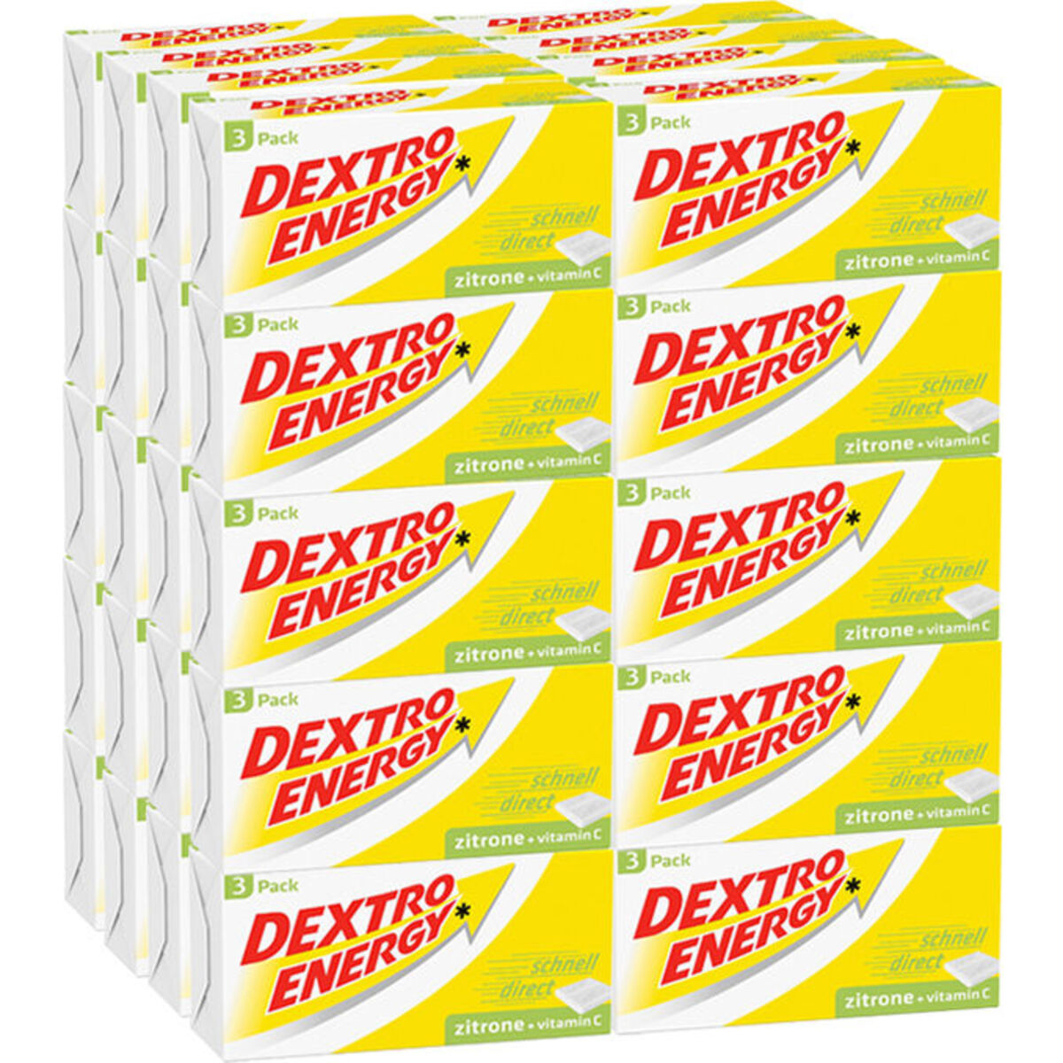 Bild 1 von Dextro Energy Würfel Zitrone Vitamin C, 40er Pack