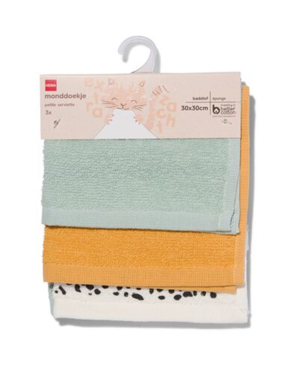 Bild 3 von 3er-Pack Spucktücher, 30 x 30 cm