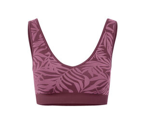 Seamless-Sport-Bustier, pflaume