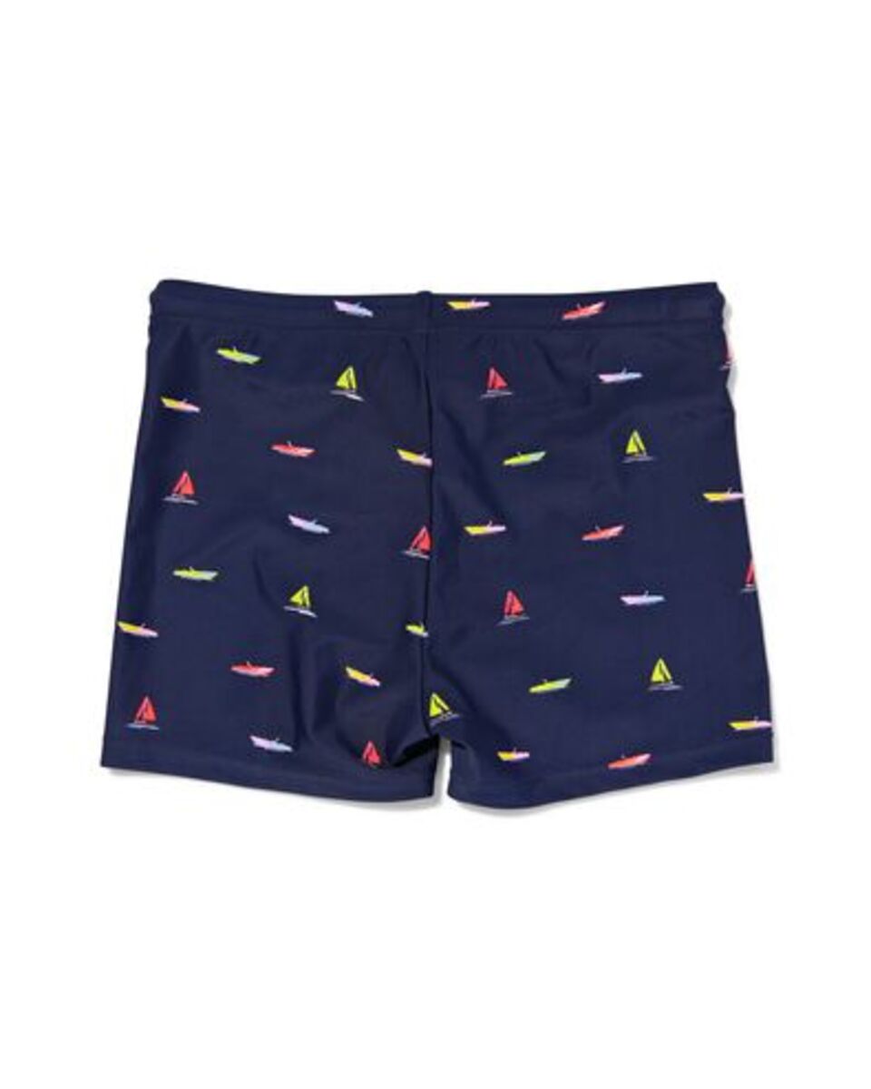 Bild 3 von Kinder-Badehose, Boote dunkelblau