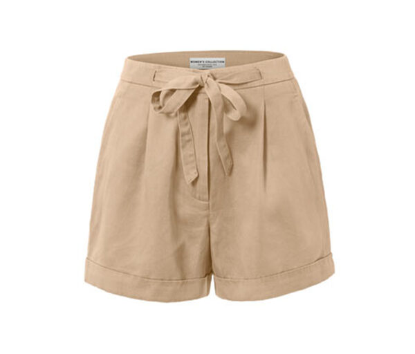 Bild 1 von Shorts mit Leinenanteil, beige