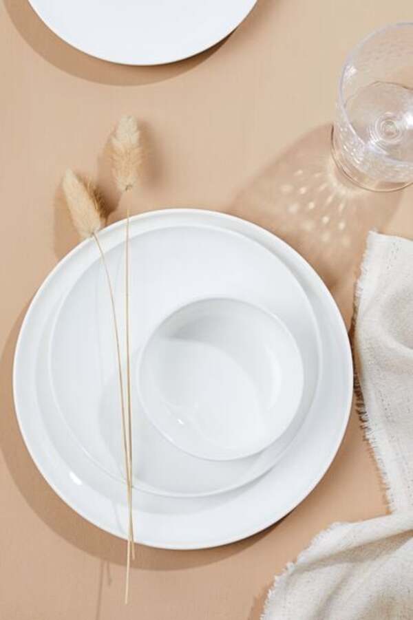 Bild 4 von Suppenteller Rom, 21 cm, New Bone China, weiß