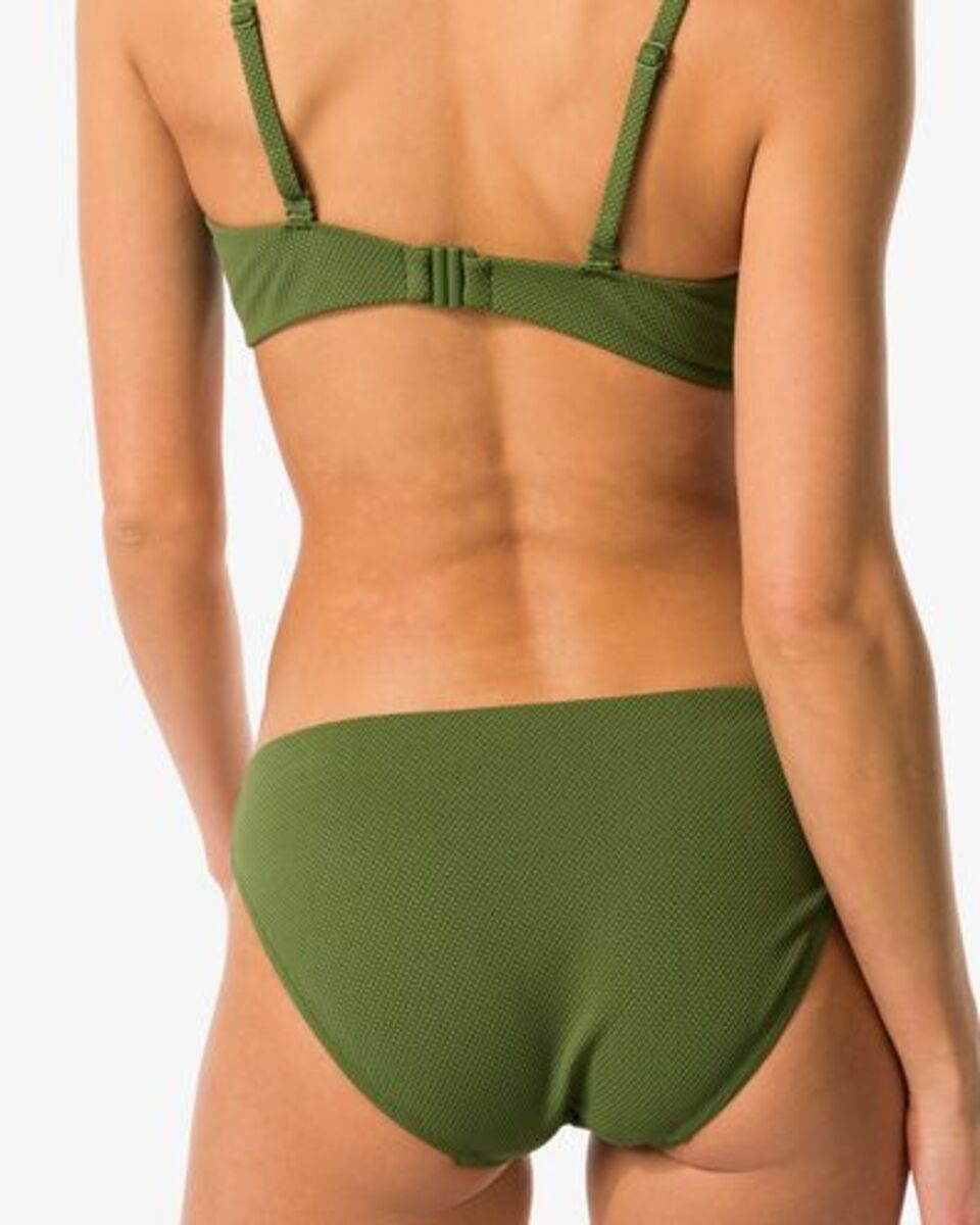 Bild 4 von Damen-Bikinislip, mittelhohe Taille graugrün