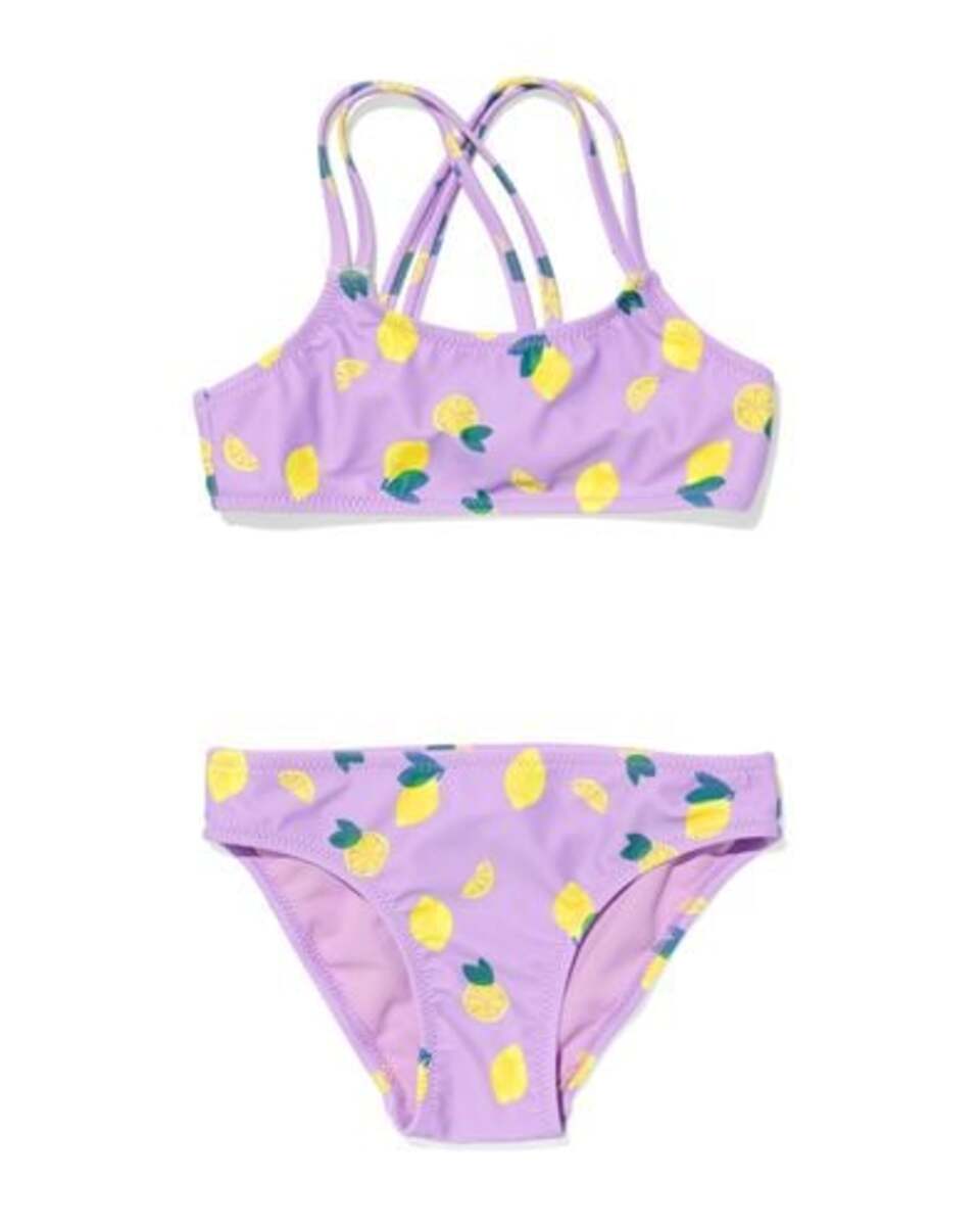 Bild 1 von Kinder-Bikini, Zitronen violett