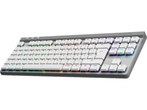 LOGITECH G515 LIGHTSPEED TKL Tactile, Gaming Tastatur, Mechanisch, Sonstiges, kabellos, White, White