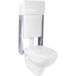 B1 Wand-WC-Komplettset mit Spülkasten weiss 5-tlg.