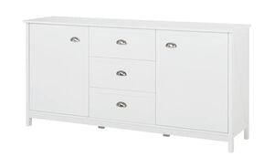 Kommode  Minas ¦ weiß ¦ Maße (cm): B: 160 H: 80 T: 40 Kommoden & Sideboards > Sideboards - Sconto