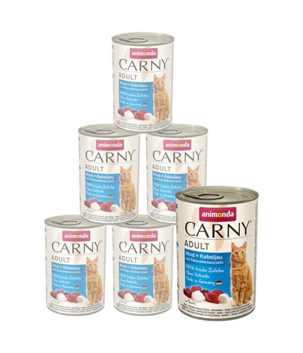 Bild 1 von animonda CARNY® Nassfutter für Katzen Adult, 6 x 400 g