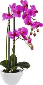 Kunstpflanze Orchidee, Lila