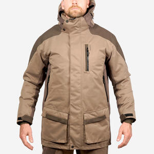 Jagdjacke Regenjacke 520 geräuscharm warm braun Braun