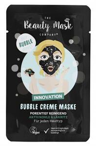 The Beauty Mask Company Bubble Creme Maske Aktivkohle & Lakritz