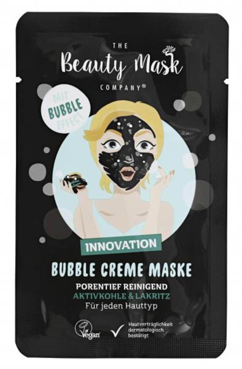 Bild 1 von The Beauty Mask Company Bubble Creme Maske Aktivkohle & Lakritz