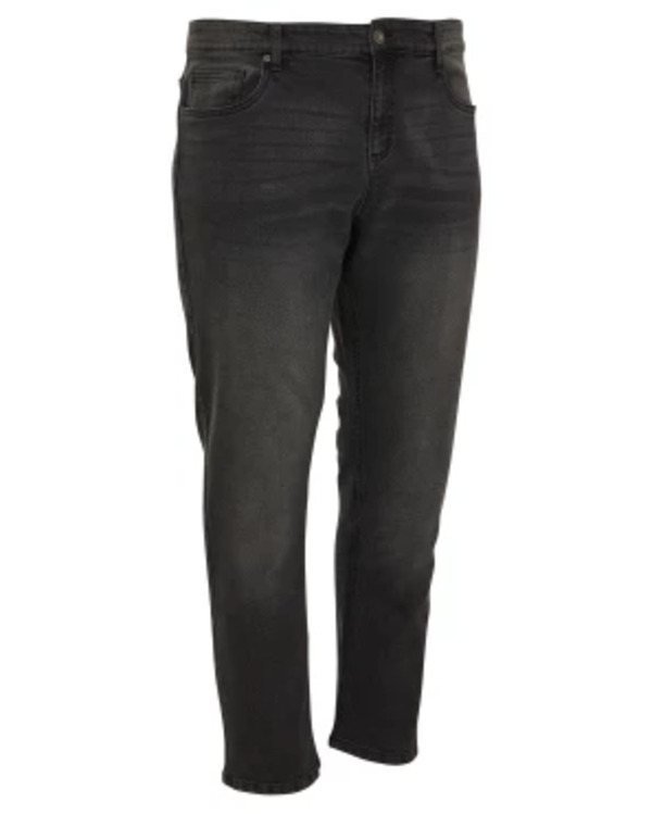 Bild 1 von Jeans mit Waschungseffekten, X-Mail, Straight-fit, schwarz