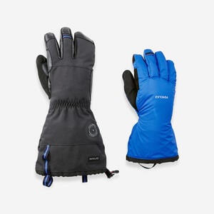 2-in-1-Handschuhe Erwachsene extra warm bis -20 °C - Arctic900 Blau|schwarz